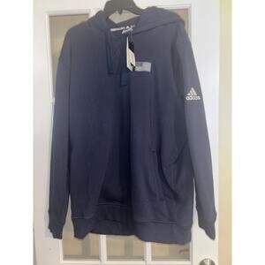 NWT Adidas American Flag Collegiate Navy Fleece Hooded Comfy 2XL MSRP $59